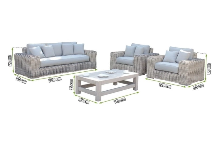 Sitzgruppe Polyrattan