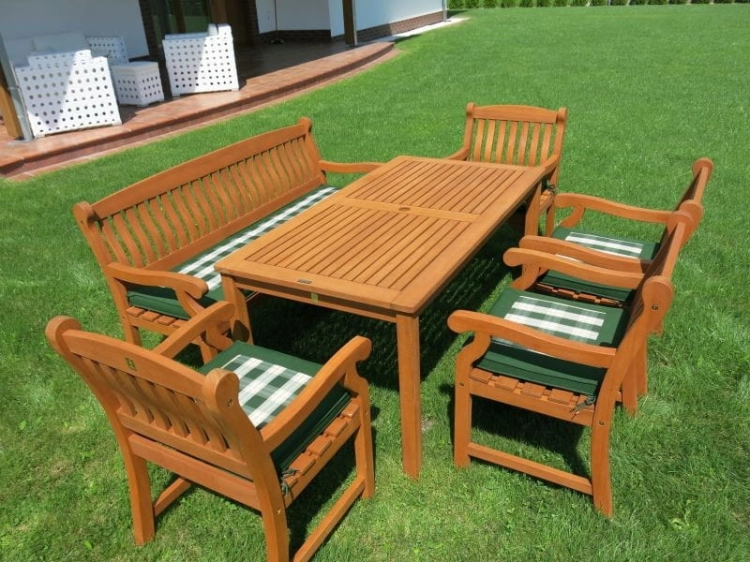 Gartentisch DOVER Eukalyptusholz 6 Personen 2