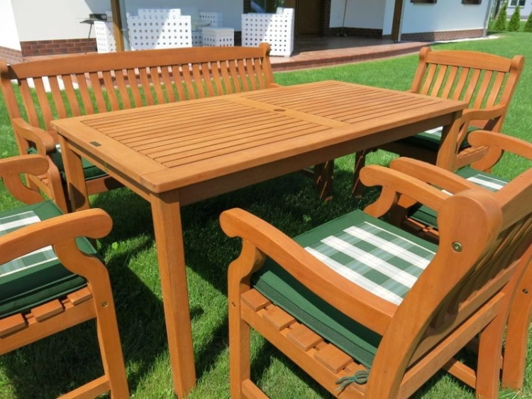 Gartentisch DOVER Eukalyptusholz 6 Personen 3