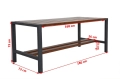 Design Esstisch Garten modern schwarz grau Berlin Shop