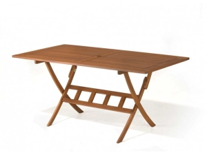 Gartentisch BRADFORD Länge 160 cm 