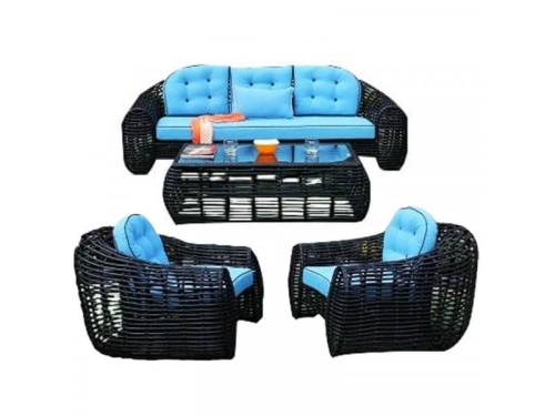 Loungegruppe BERLIN Farbe blau