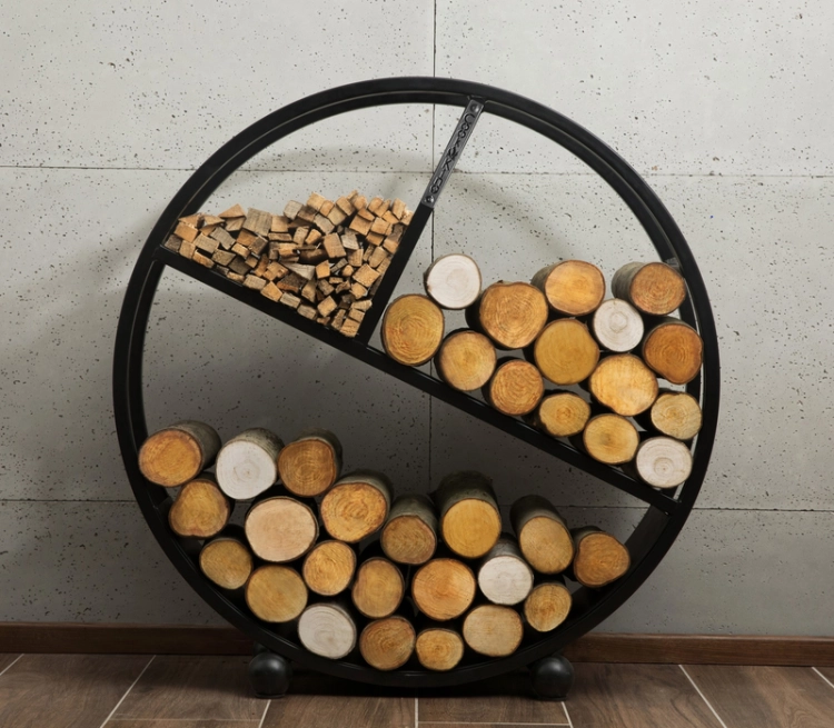 feuerholzregal innen