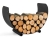 Kaminholzregal TURYN halbrund 2