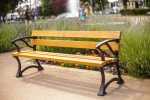 Parkbank Lodz mit Armlehne