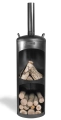 Gartenofen Faro mit Holz.