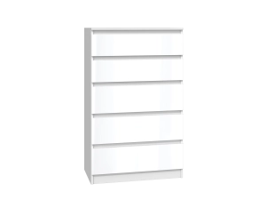 KOMMODE 5 Schubladen M5  WEISS LACKIERT FRONT