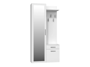 Flurgarderobe DUO weiß matt 