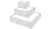 Pyramiden-Hochbeet Beton Holzbrett-Optik 128x128 abgestuft