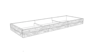 Beton Gemüsegarten "halbstamm" form 3 Typ H-27 cm