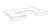 Hochbeet Beton Travertin Form 4 29 cm Travertin-Optik