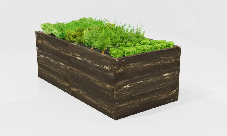 Betonkomposter Brettoptik Einkammer – verrottungsfeste Gartenlösung.