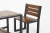 Bistro Set Berlin aus Metall und Erlenholz - Möbel Mercurius