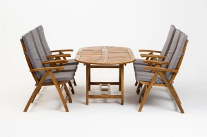 Gartenmöbel-Set 6 Marsylia mit Große Auflagen