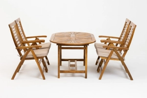 Gartenmöbel-Set 4 Marsylia mit Auflagen