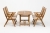 Gartenmöbel Set Marsylia 4 Personen Metall Holz Berlin