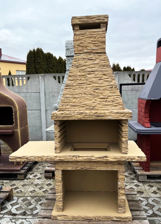 Moderner Gartengrill Beton Optik – Design für die Terrasse