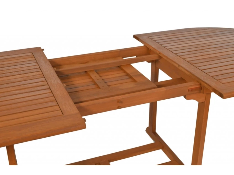 Gartentisch Toledo oval ausziehbar Eukalyptusholz 8 Personen 21