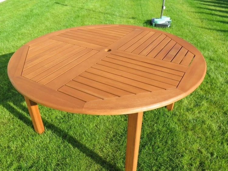 Gartentisch Holz rund COCOS 140 oder 180 cm Durchmesser 140 cm (4).webp