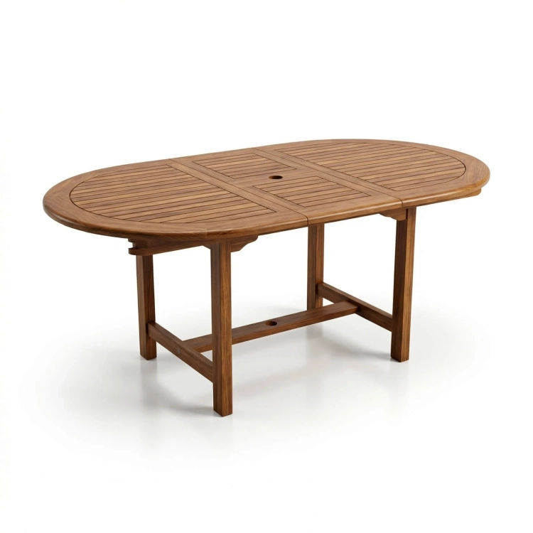 Gartentisch OLDHAM ausziehbar Massivholz 11