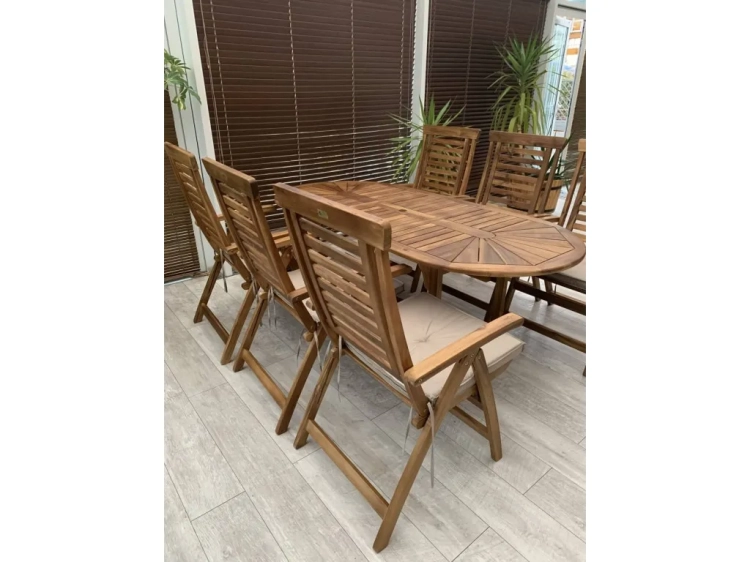Terrassentisch ausziehbar aus Akazienholz Marsylia (8).webp