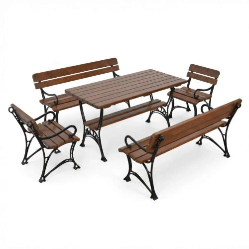 Große Garten Essgruppe für 8 Personen - Exklusive Gartenmöbel Mercurius Berlin.webp