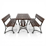 Gartenmöbel 3 teilig Royal ohne Armlehne