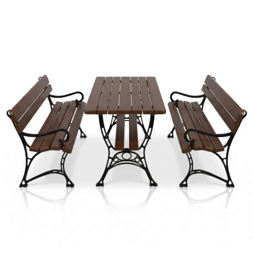 Gartenmöbel Set 3-teilig mit Armlehnen Royal.webp