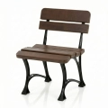 Gartenstuhl ohne Armlehne Alu Holz Royal Farbe Kirsche.webp