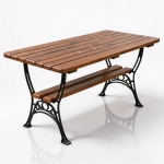 Gartentisch Holz Metall 3 Farben Royal 