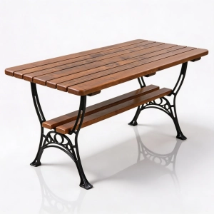 Gartentisch Holz Metall 3 Farben Royal 