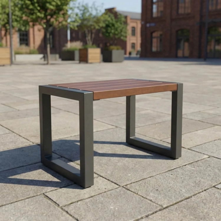Gartenhocker modern Erlenholz – Zeitloses Design und natürliche Stabilität stadt.webp
