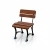 Gartenmöbel Metall Holz Royal für 8 Personen stuhl.webp