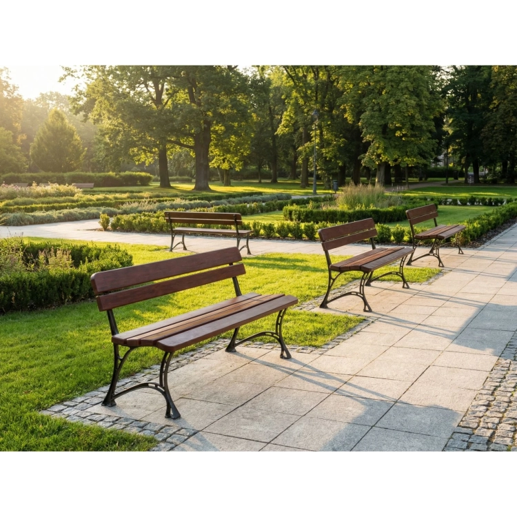 Gartenbank wetterfest Royal ohne Armlehne garten bank.webp