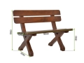 Gartenbank massiv exklusiv mit Rückenlehne Farbe Palisander tarrase.webp