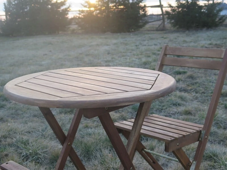 Balkonmöbel Set klein Akazienholz