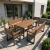 Gartenmöbel Set Holz Metall für 8 Personen modern berlin.webp