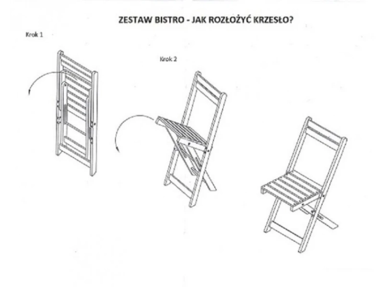Montage von Balkonmöbel Set klein