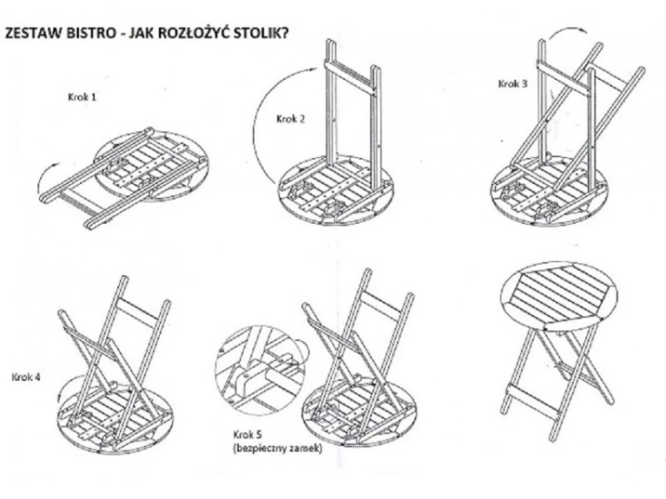 Balkonmöbel Set klein montieren