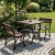 Bistro-Set ROYAL 2-Sitzer Armlehnen Gusseisen 3