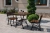 Platzsparendes Bistro-Set ROYAL 2-Sitzer – Erlenholz & Gusseisen – Gastronomie & Balkon haus.webp