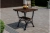 Massiver Gartentisch ROYAL 75x75 cm – Erlenholz & Gusseisen – Gastronomie Qualität berlin mercurius.webp