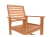 Holz Gartensessel Casablanca Merantiholz ohne Auflagen 7
