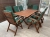 Gartenmöbel-Set aus Eukalyptusholz Tisch Bradford (200x100 cm) + 8 Calgary Stühle green.webp