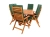 Klapptisch Bradford (160x90 cm) + 6 Calgary Stühle beige.webp