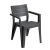 Gartenmöbel-Set Julie Großer Esstisch & 6 Gartenstühle – Graphit tisch.webp