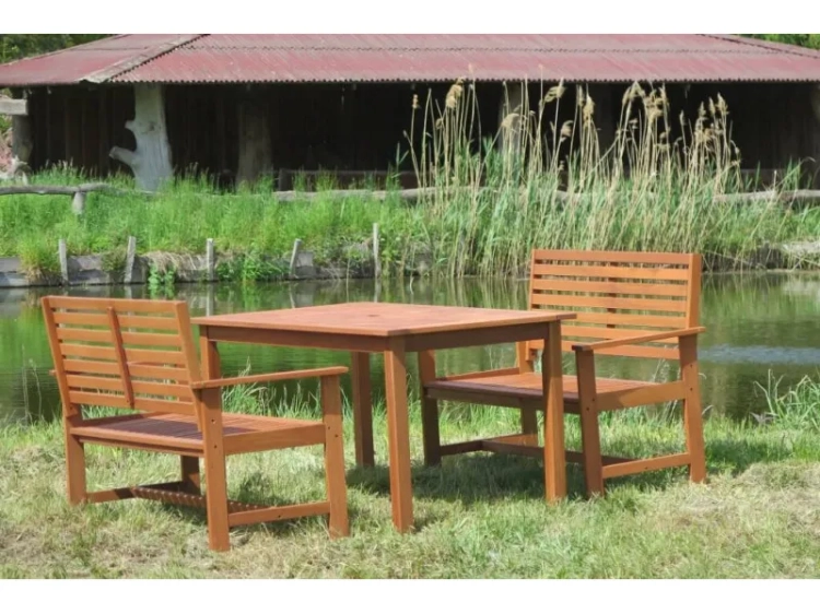 Gartenbank Merantiholz