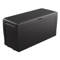 Gartenbox Samoa 270L Wetterfeste Auflagenbox in Rattan-Optik – Graphit.webp