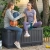 Gartenbox Kentwood 350L Wetterfeste Auflagenbox mit Sitzfunktion – Graphit berlin.webp