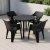 Gartenmöbel Set Lisa & 6 Bilbao Stühle  Polyrattan  Wetterfest - Mercurius Berlin Shop.webp
